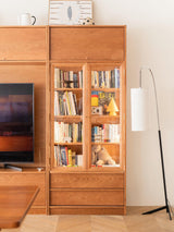 Modern Arched Kalmar Floor Lamp with Tissue Paper Shade and Chrome Finish
