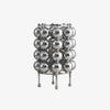 Modern Chrome Spherical Stainless Steel Table Lamp for Contemporary Desk and Reading