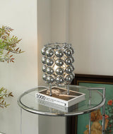 Modern Chrome Spherical Stainless Steel Table Lamp for Contemporary Desk and Reading