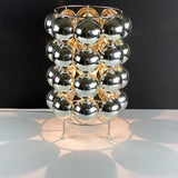 Modern Chrome Spherical Stainless Steel Table Lamp for Contemporary Desk and Reading