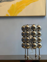 Modern Chrome Spherical Stainless Steel Table Lamp for Contemporary Desk and Reading