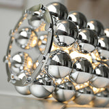 Modern Chrome Spherical Stainless Steel Table Lamp for Contemporary Desk and Reading