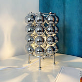 Modern Chrome Spherical Stainless Steel Table Lamp for Contemporary Desk and Reading