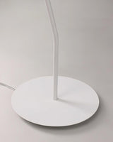 Modern White Textured Silk Fabric Standing Floor Lamp for Interior Spaces