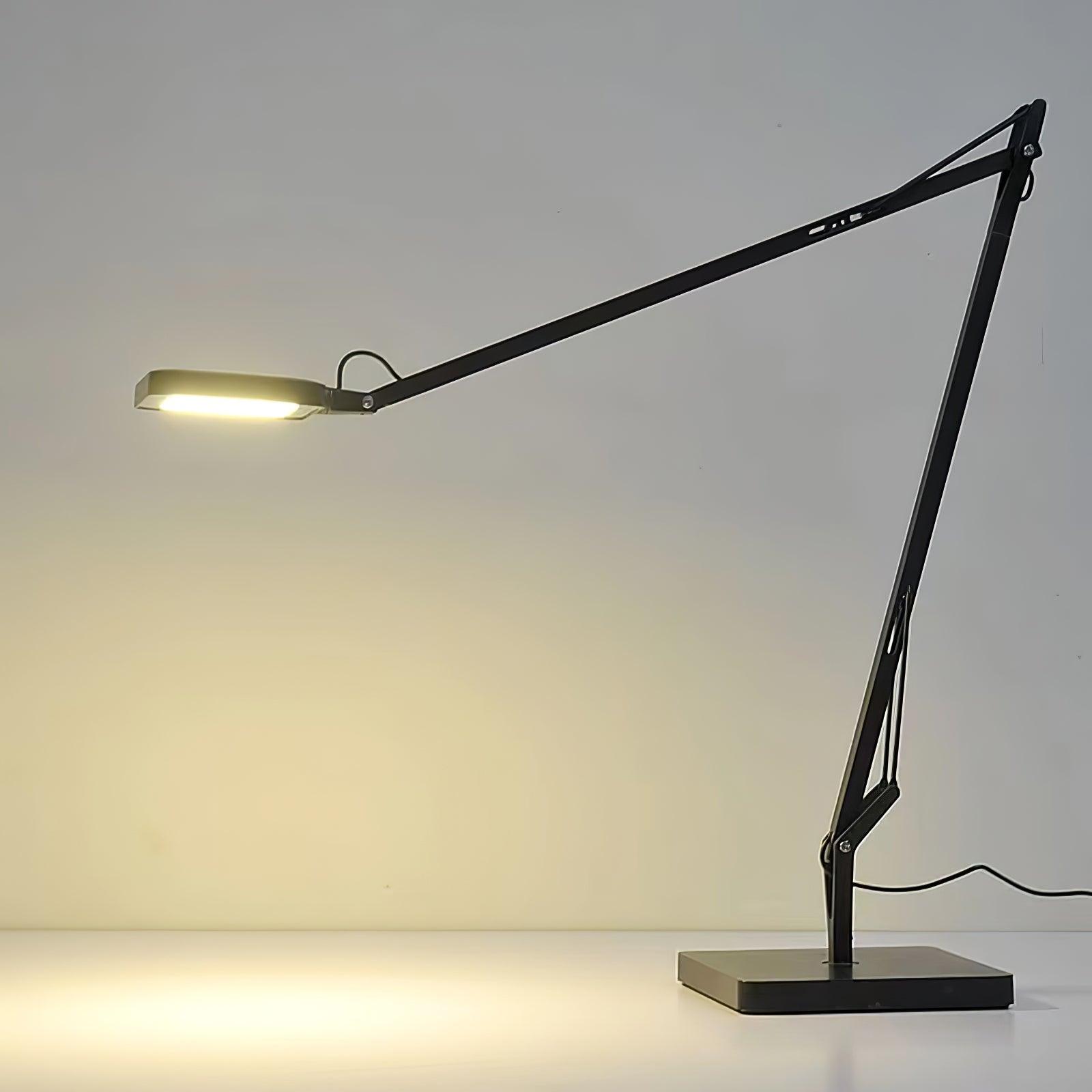 Modern Minimalist LED Desk Lamp Adjustable Metal Table Light for Office and Bedside