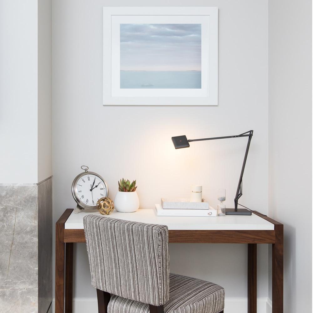Modern Minimalist LED Desk Lamp Adjustable Metal Table Light for Office and Bedside