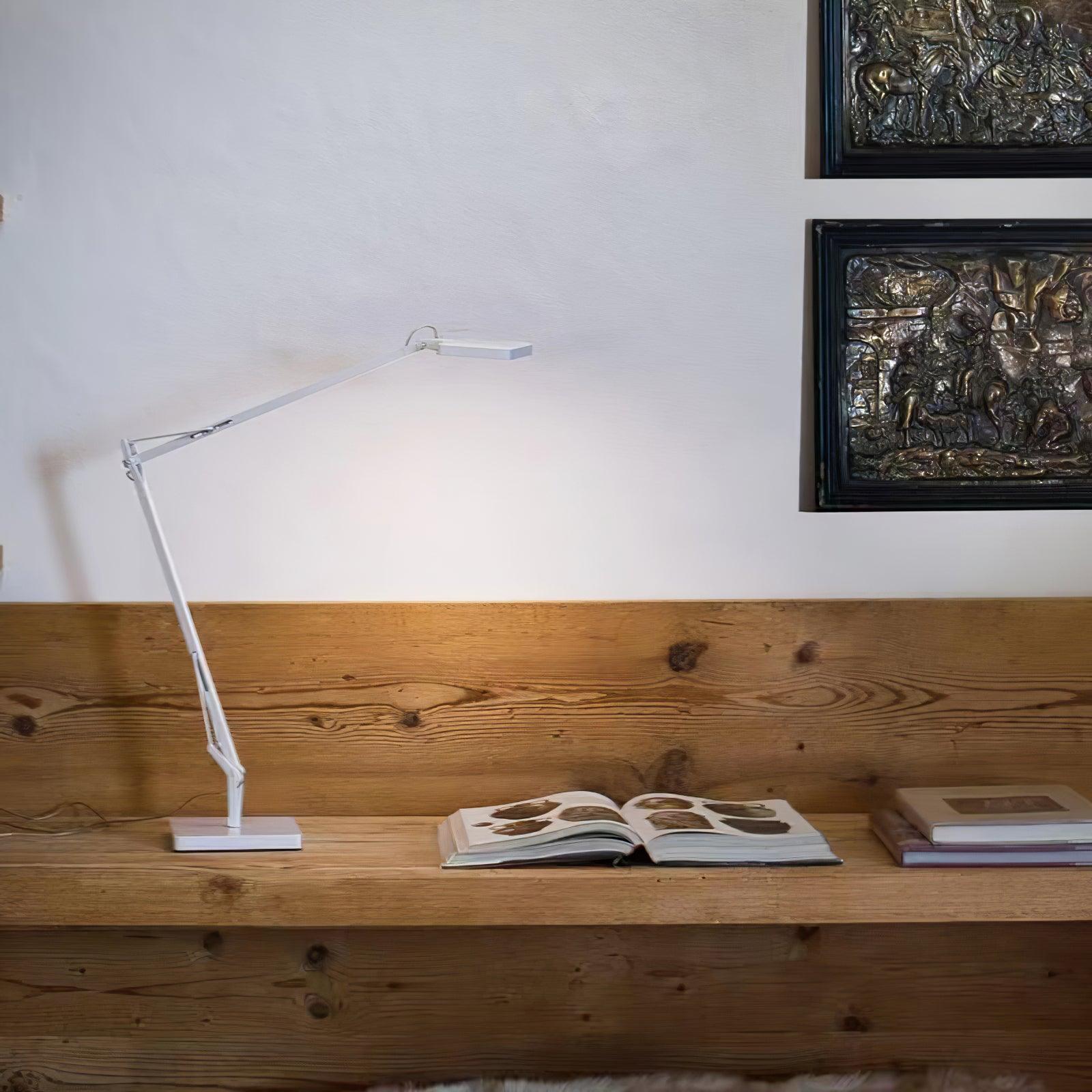 Modern Minimalist LED Desk Lamp Adjustable Metal Table Light for Office and Bedside