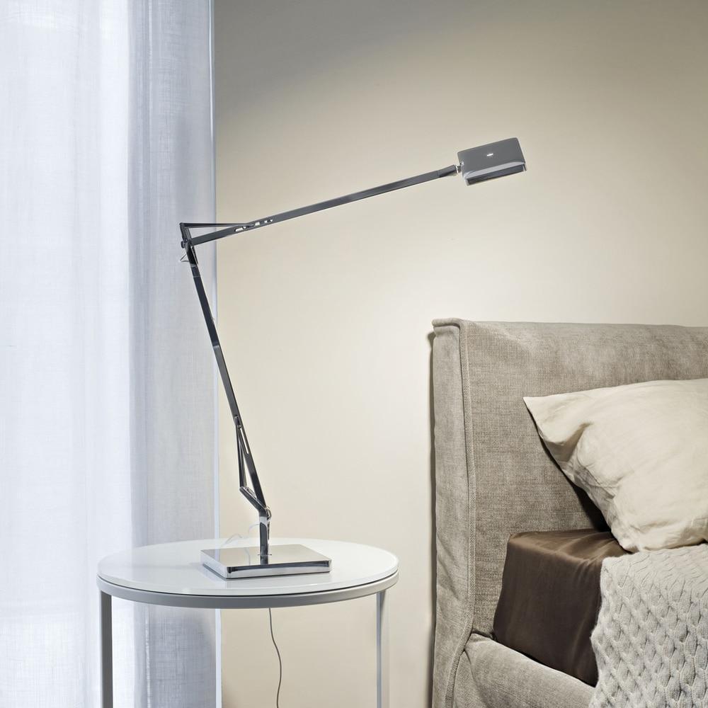 Modern Minimalist LED Desk Lamp Adjustable Metal Table Light for Office and Bedside