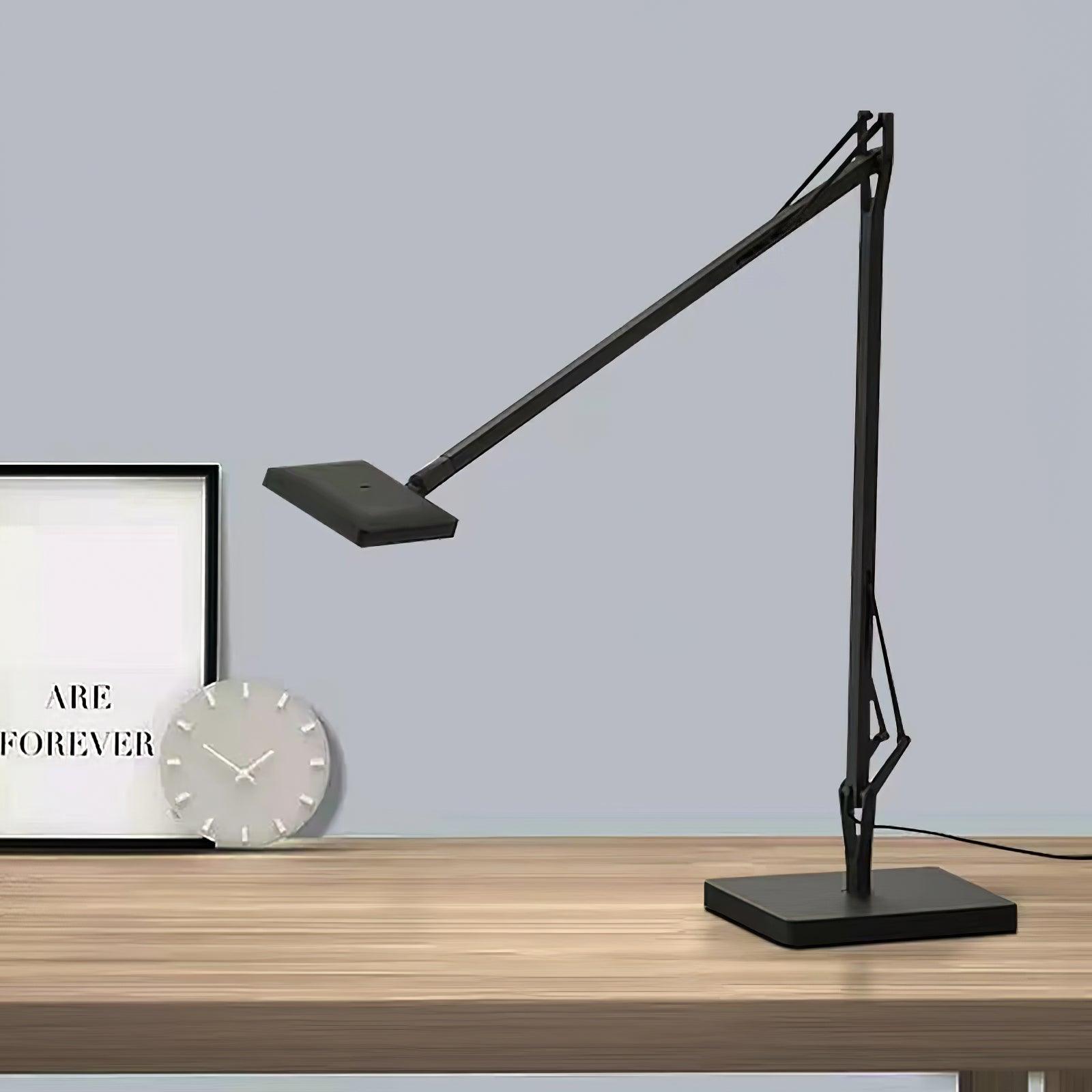Modern Minimalist LED Desk Lamp Adjustable Metal Table Light for Office and Bedside