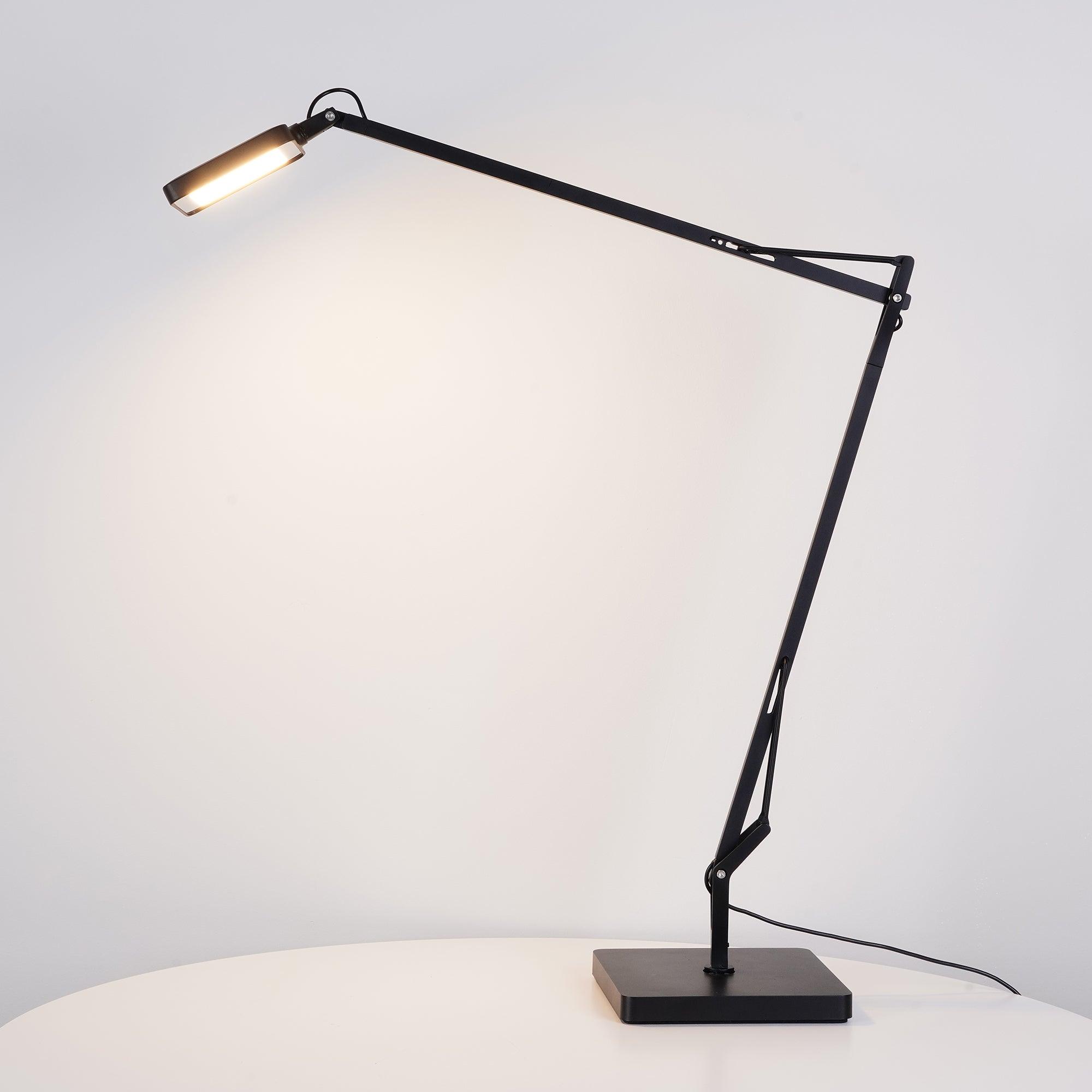 Modern Minimalist LED Desk Lamp Adjustable Metal Table Light for Office and Bedside