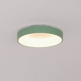 Modern Round Keno LED Ceiling Light Flush Mount Acrylic Fixture for Bedroom and Hallway