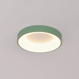 Modern Round Keno LED Ceiling Light Flush Mount Acrylic Fixture for Bedroom and Hallway