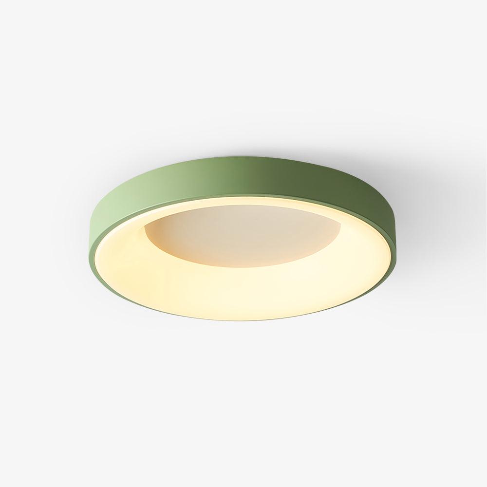 Modern Round Keno LED Ceiling Light Flush Mount Acrylic Fixture for Bedroom and Hallway