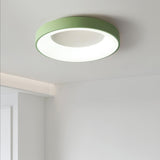 Modern Round Keno LED Ceiling Light Flush Mount Acrylic Fixture for Bedroom and Hallway
