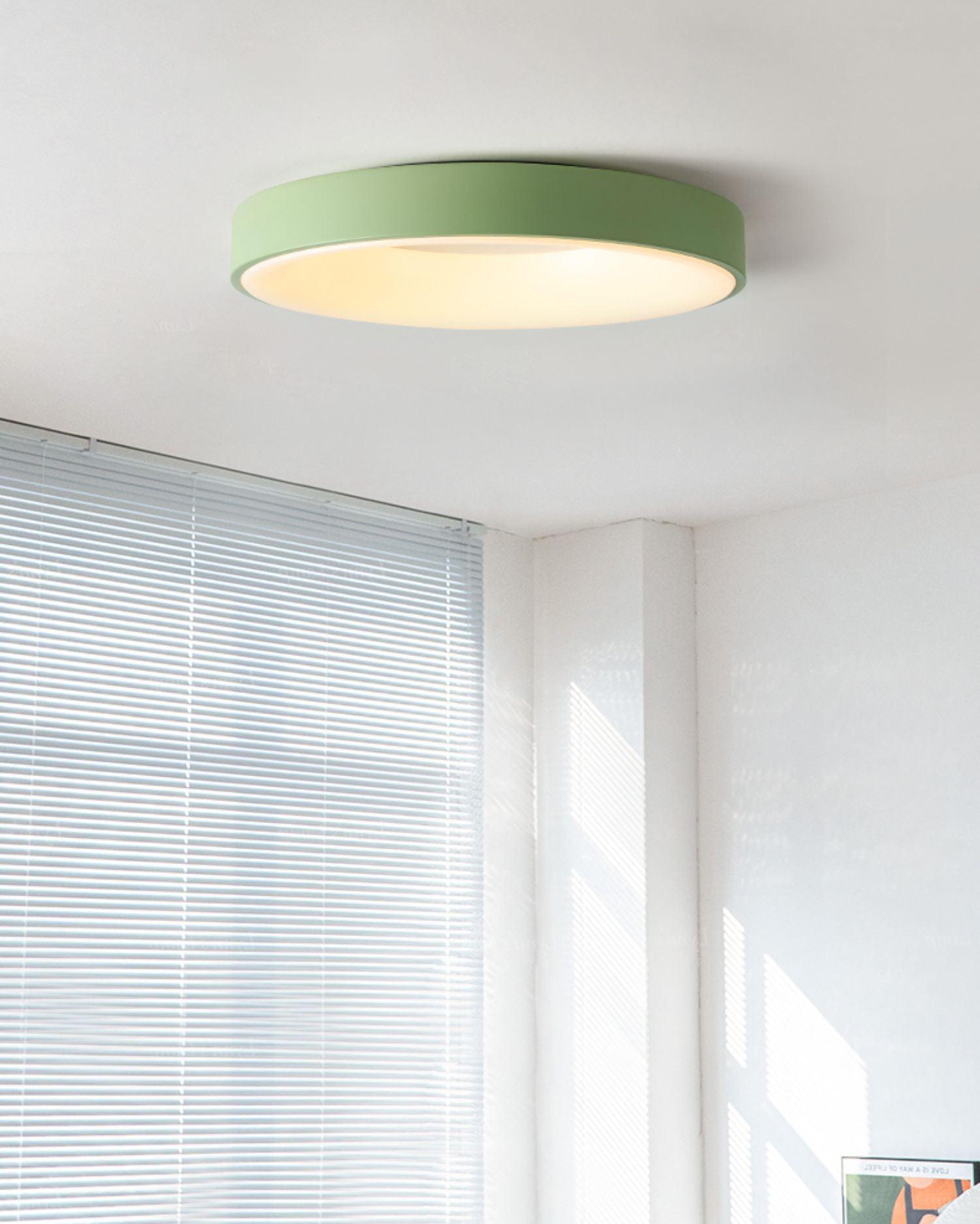 Modern Round Keno LED Ceiling Light Flush Mount Acrylic Fixture for Bedroom and Hallway