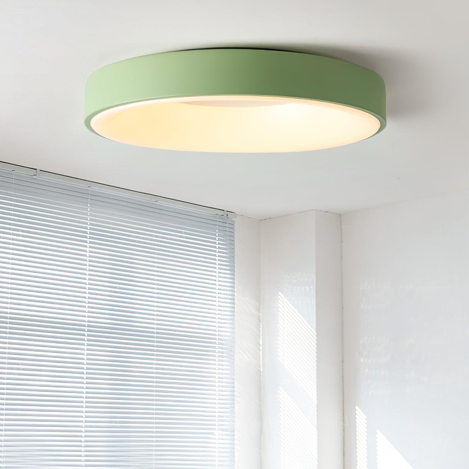 Modern Round Keno LED Ceiling Light Flush Mount Acrylic Fixture for Bedroom and Hallway
