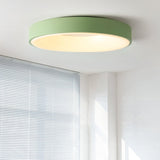 Modern Round Keno LED Ceiling Light Flush Mount Acrylic Fixture for Bedroom and Hallway