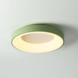 Modern Round Keno LED Ceiling Light Flush Mount Acrylic Fixture for Bedroom and Hallway