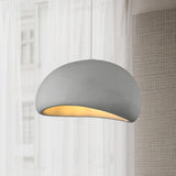 Modern Organic Cloud Chandelier with Rough Texture HDPE Shades and Adjustable Cables