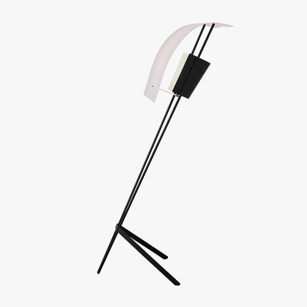 Modern Kite LED Floor Lamp Sculptural Reading Light for Living Room and Bedroom