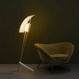 Modern Kite LED Floor Lamp Sculptural Reading Light for Living Room and Bedroom