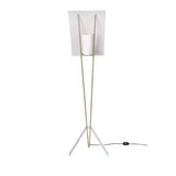Modern Kite LED Floor Lamp Sculptural Reading Light for Living Room and Bedroom