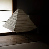 Minimalist Japanese Style Rice Paper Desk Lamp with Wabi Sabi Aesthetic for Modern Interior Decor