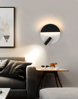 Kneeland Modern Rotatable LED Wall Sconce Lamp for Bedroom and Hallway Lighting