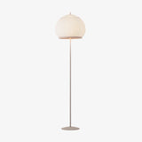 Modern Lantern Knit Floor Lamp with Dimmable LED Geometric Fabric Shades and Three Color Temperatures