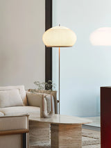 Modern Lantern Knit Floor Lamp with Dimmable LED Geometric Fabric Shades and Three Color Temperatures