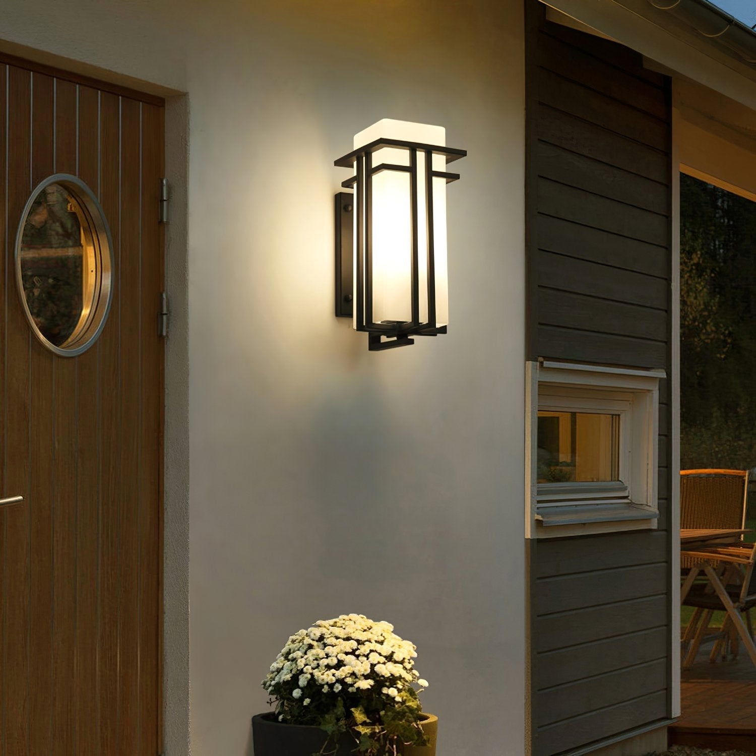 modern-black-outdoor-wall-light-sconce-waterproof-ip65-iron-glass-garden-porch-lamp