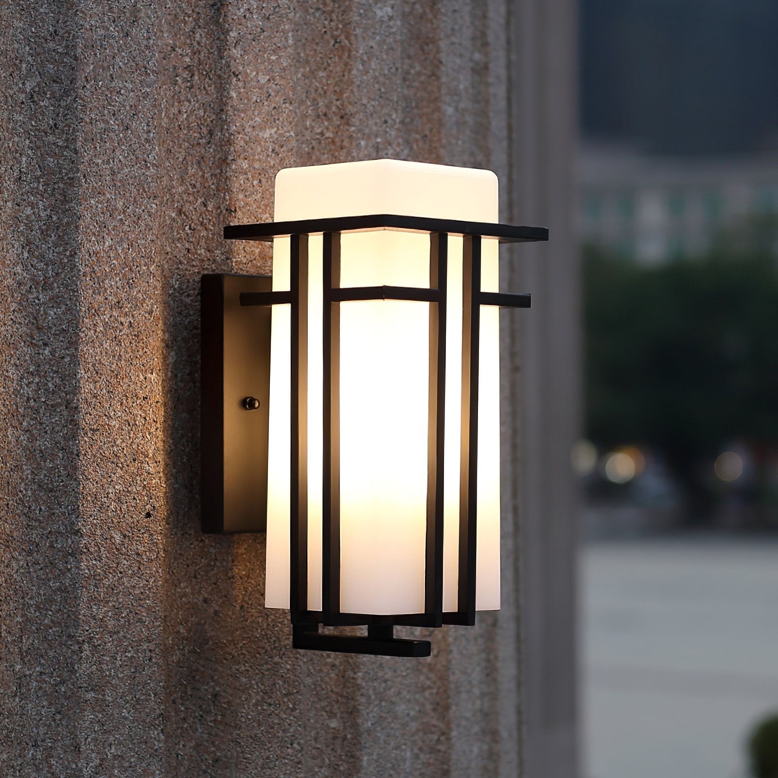 modern-black-outdoor-wall-light-sconce-waterproof-ip65-iron-glass-garden-porch-lamp