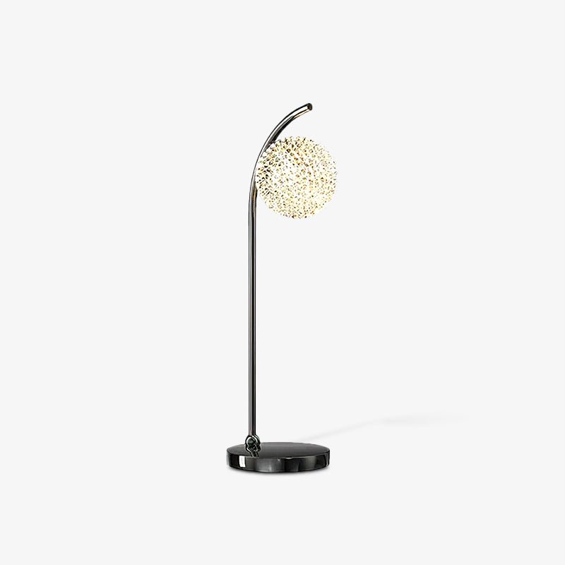 Modern Crystal Dandelion Bedside Table Lamp for Elegant Bedroom Decor