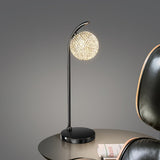 Modern Crystal Dandelion Bedside Table Lamp for Elegant Bedroom Decor