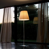 Modern Chrome Prism Floor Lamp with Acrylic Diffuser and Polished Finish