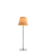 Modern Chrome Prism Floor Lamp with Acrylic Diffuser and Polished Finish
