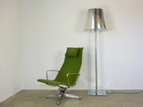Modern Chrome Prism Floor Lamp with Acrylic Diffuser and Polished Finish
