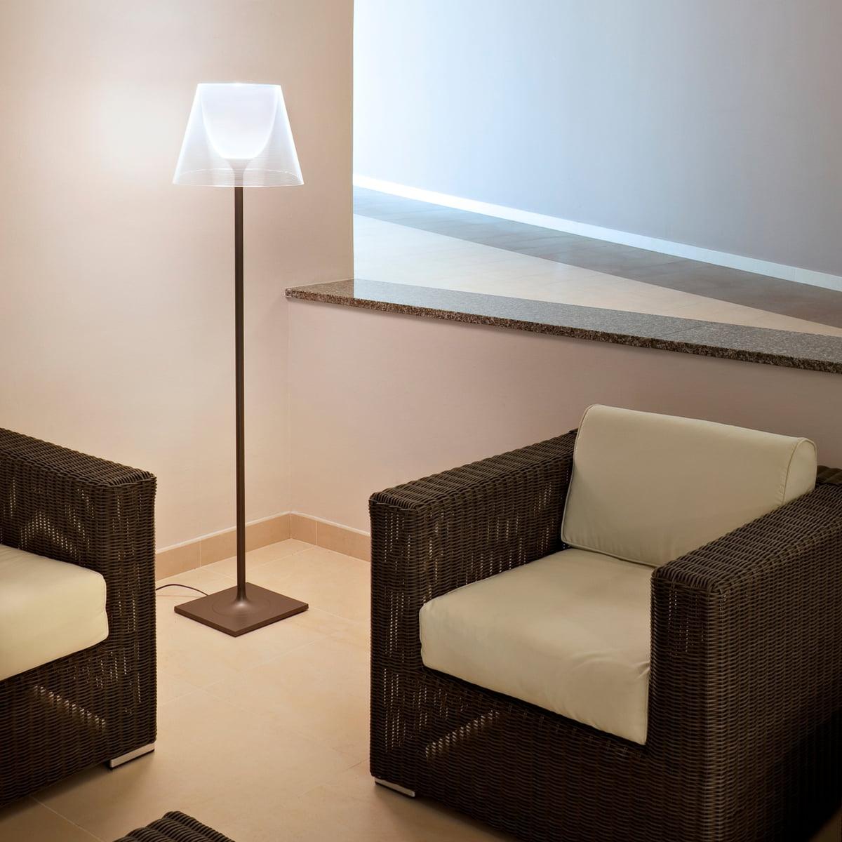 Modern Chrome Prism Floor Lamp with Acrylic Diffuser and Polished Finish