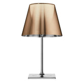 Modern Chrome Prism Table Lamp with Dual Diffuser and Polished Aluminum Base