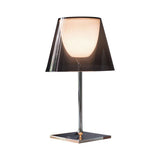 Modern Chrome Prism Table Lamp with Dual Diffuser and Polished Aluminum Base