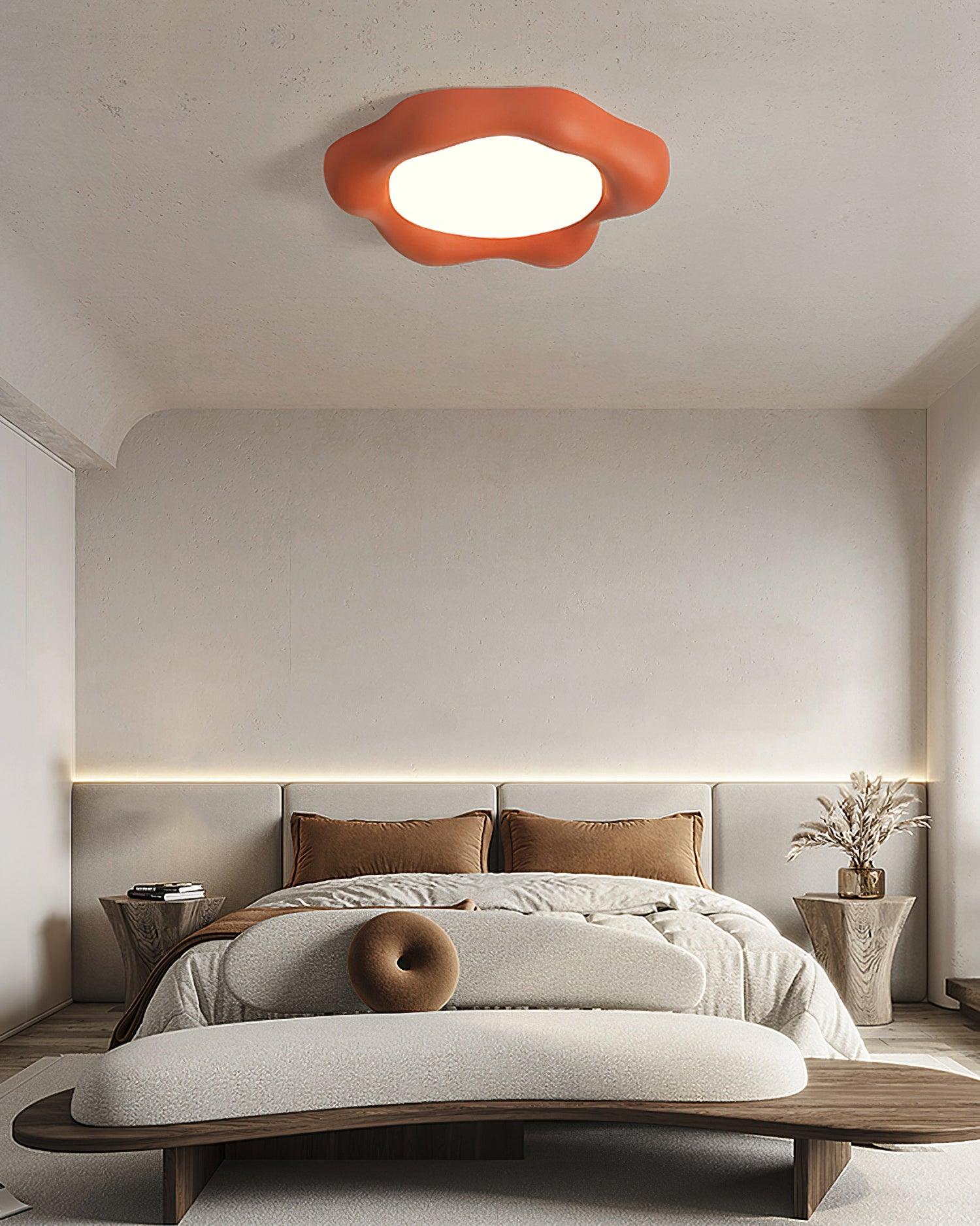 Modern Kumo Cloud Shaped Flush Mount LED Ceiling Light for Living Room and Bedroom