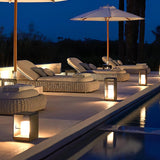 Modern LED Garden Lantern Outdoor Post Light Waterproof Exterior Landscape Path Lamp