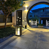 Solar Powered LED Garden Lantern Waterproof Outdoor Pathway Light in Stainless Steel