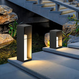 Solar Powered LED Garden Lantern Waterproof Outdoor Pathway Light in Stainless Steel