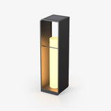 Solar Powered LED Garden Lantern Waterproof Outdoor Pathway Light in Stainless Steel
