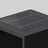 Solar Powered LED Garden Lantern Waterproof Outdoor Pathway Light in Stainless Steel
