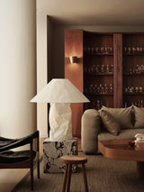 Modern Sculptural Dupont Paper Table Lamp for Contemporary Bedroom Lighting