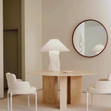 Modern Sculptural Dupont Paper Table Lamp for Contemporary Bedroom Lighting