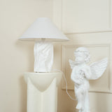 Modern Sculptural Dupont Paper Table Lamp for Contemporary Bedroom Lighting