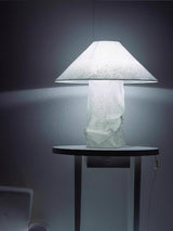 Modern Sculptural Dupont Paper Table Lamp for Contemporary Bedroom Lighting